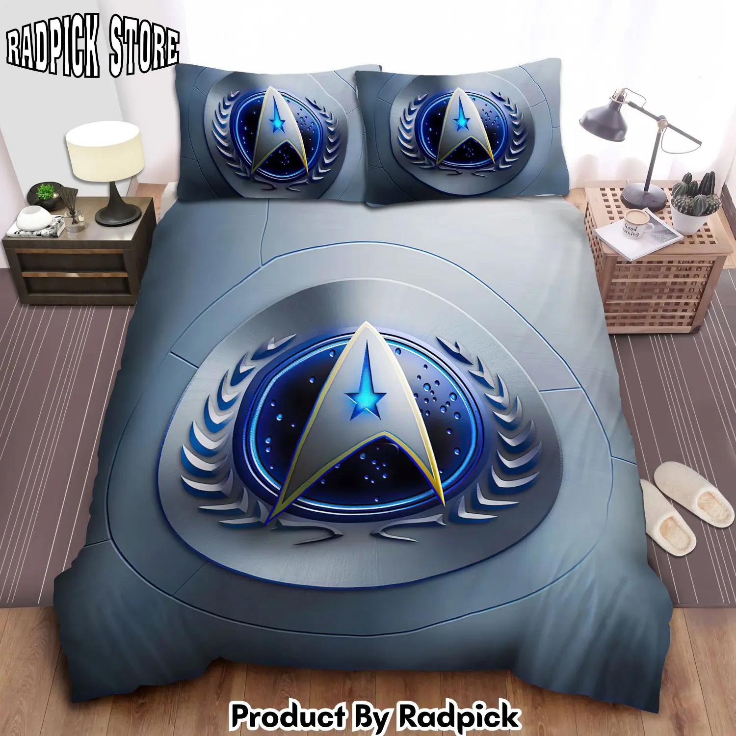Radpick star trek starfleet emblem comforter duvet cover bed sheets bedding sets rp3272015
